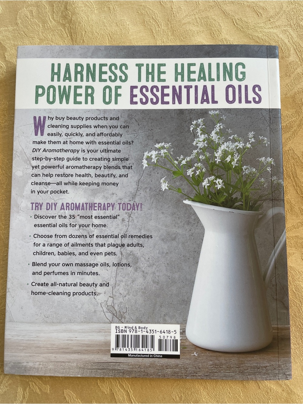 DIY Aromatherapy Book - Lavender Cover - Picture 2 of 2